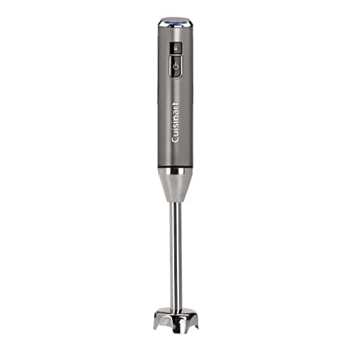 Cuisinart Electric Hand Blender & Mixer, EvolutionX Cordless Rechargeable, Gray/Black, RHB-100