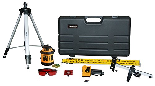 Johnson Level & Tool 40-6517 Self-Leveling Rotary Laser System, 29 x 7", Red, 1 Kit