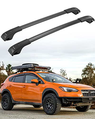 ISSYAUTO Roof Racks Cross Bars Compatible with 2018-2022 Crosstrek & 2017-2023 Impreza, Aluminum Roof Rack Rail CrossBars, Low Wind Noise Rooftop Cargo Carrier Crossbars, Christmas Thanksgiving Gifts