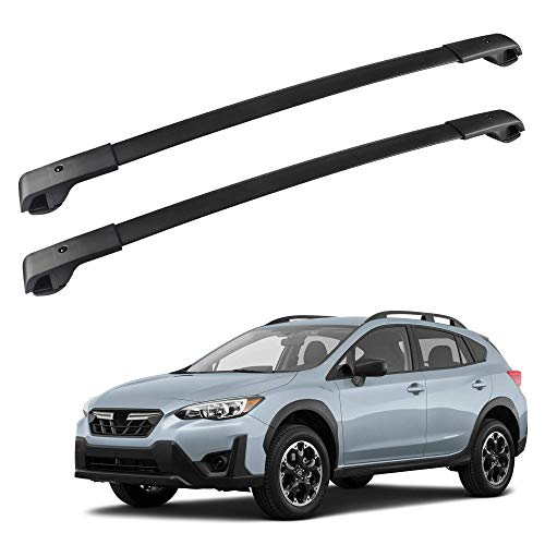 Richeer Roof Rack Cross Bars Compatible with 2018-2023 Crosstrek / 2017-2023 Impreza with Side Rails,Aluminum Cross Bar for Cargo Racks Rooftop Luggage Canoe Kayak Bicycle Roof Bag