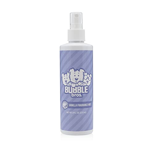 Bubble Bros. Fragrance Mist Pet Grooming Cologne, 8 oz - Natural, Professional Groomer Grade, Perfume Deodorant for Dogs and Cats, Long Lasting, Deodorizing (Vanilla)