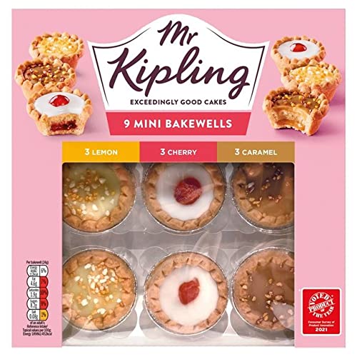 Mr Kipling Mini Bakewell Tarts 9 Pack, 220g