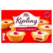 Mr Kipling Cherry Bakewell 6Pk (Pack of 2)