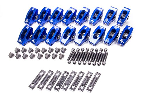 Scorpion Performance 1022 1.72 Ratio Pedestal Mount Roller Rocker Arm for Small Block Ford Pack of 16