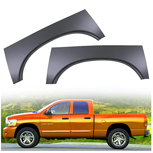 2 x Wheel Arch Repair Rear Upper Patch Panel Replacement for 02-09 Dodge Ram 1500 2500 3500