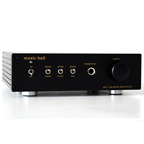 Music Hall pa2.2 MM/MC Phono Preamplifier with Analog to Digital Converter