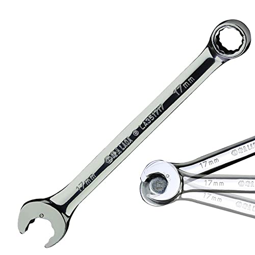 LAOA Ratcheting Wrench Open End Flexible Gear Ratchet Wrench Multi Purpose Labor-Saving Hand Tool,24mm