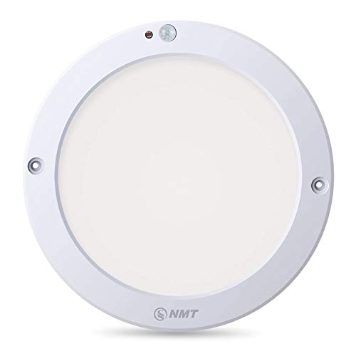 S NMT Motion Sensor Led Ceiling Light 1200 Lumen, 100 Watt Equivalent for Laundry Rooms,Stairs,Basements, Toilet,Porches,Closets, Hallways, Indoor/Outdoor, Warm White 3000K