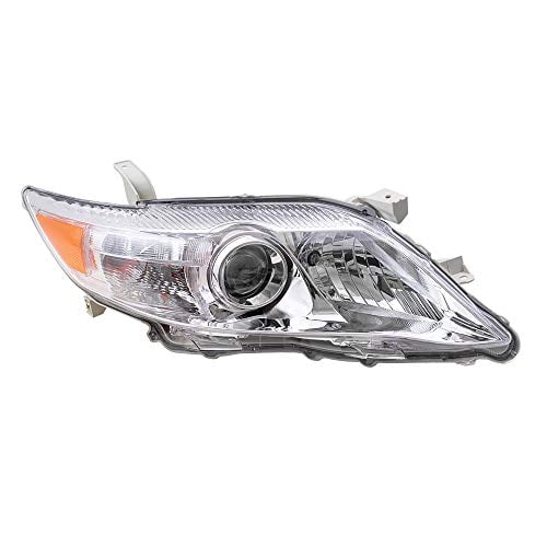 Brock Replacement Passengers Headlight Headlamp with Clear Lens Compatible with Camry 81110-06500