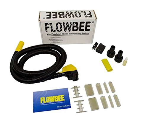 Flowbee Home Haircutting System with One Extra Plastic Vacuum Adapter - Replacement Parts with 10Pcs Plastic Spacers Kit Head And Hose Power Supply Rubber Vacuum Adapter and Oil - Only for Human