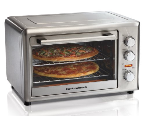 Hamilton Beach 31103A Countertop Oven with Convection and Rotisserie, Metallic (Discontinued)