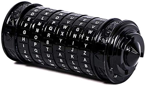 Cryptex Da Vinci Code Mini Cryptex Lock Puzzle Boxes with Hidden Compartments Anniversary Valentine's Day Romantic Birthday Gifts for Her Gifts for Girlfriend Box for Men