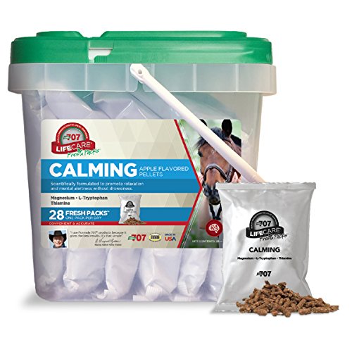 Formula 707 Calming Equine Supplement, Daily Fresh Packs  Anxiety Relief and Enhanced Focus for Horses  L-Tryptophan, Thiamine & Magnesium