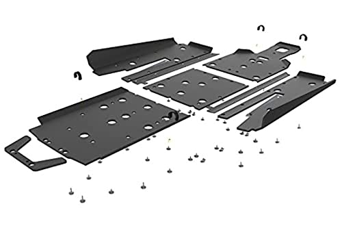 Seizmik UTV Skid Plate Compatible with Polaris RZR Turbo S 2021 (2 Seater) UTV Models | Includes Rock Sliders/Tree Kickers | Made in the USA