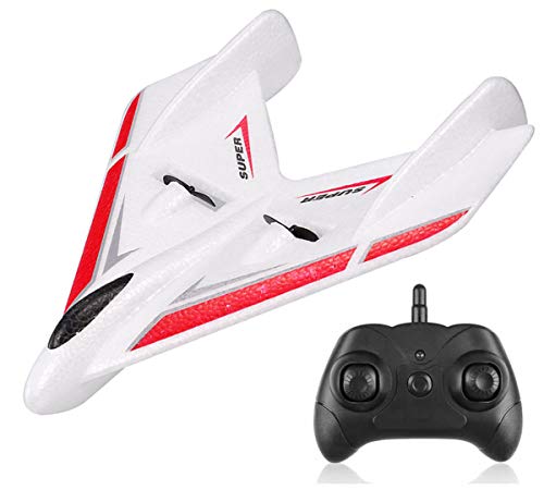 Mini RC Fixed Wings Model Toy Glider Drone 3-Axis Gyro Delta Flying Wings Remote Control Air Herald RC Airplane RTF Kids Aircraft Model Beginner RC Airplane