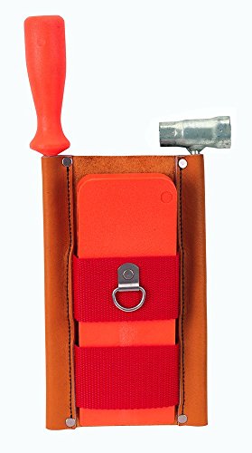 Weaver Leather Arborist Multi Tool Holster , Orange/Red