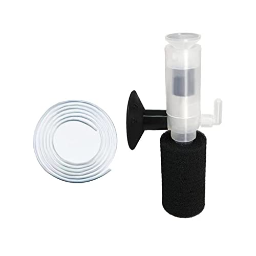 EmmaWu Mini Aquarium Filter Air Driven Sponge Filter for Small Fish Tank 0.5-5 Gallon