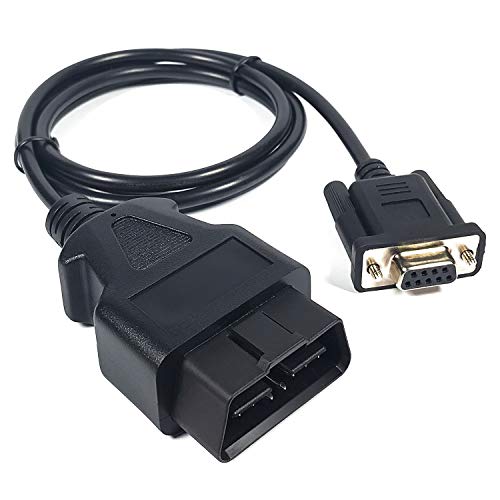 UART Female DB9 Port to OBD2 OBDII 16PIN Cable fits USB to CAN Module of InnoMaker