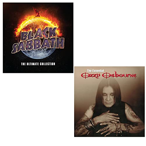 Ultimate Collection - Essential - Black Sabbath and Ozzy Osbourne Greatest Hits 2 CD Album Bundling