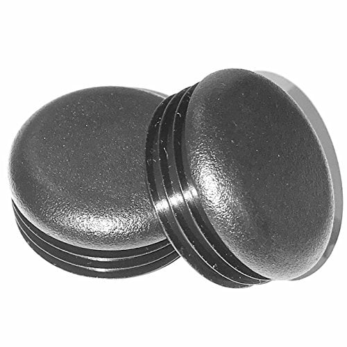 (Pack of 500) 1-3/4" (1.75 Inch) Round Cap Plugs (14-20 Ga 1.59"-1.68" Tube ID) Life Fitness Hammer PL OEM# 8078002/3119302 Replacement Plugs | Fencing Post - Furniture Pipe Tube End Cap Inserts