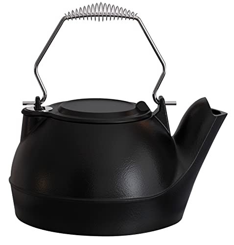 Fire Beauty Humidifying Iron KettleStove HumidifierWood Stove KettleCast IronChrome handle