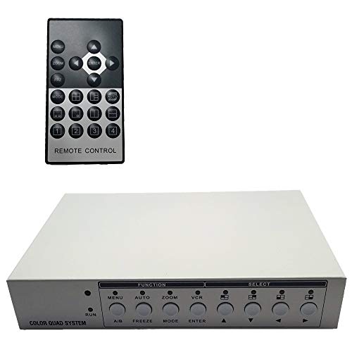 CCTV Camera Pros VM-HD4 HD CCTV Multiplexer, Analog AHD TVI HDCVI Video Quad Screen Processor, HDMI