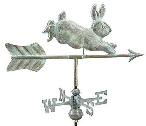 Good Directions 809V1R Rabbit Roof Mount, Blue Verde Copper Weathervane