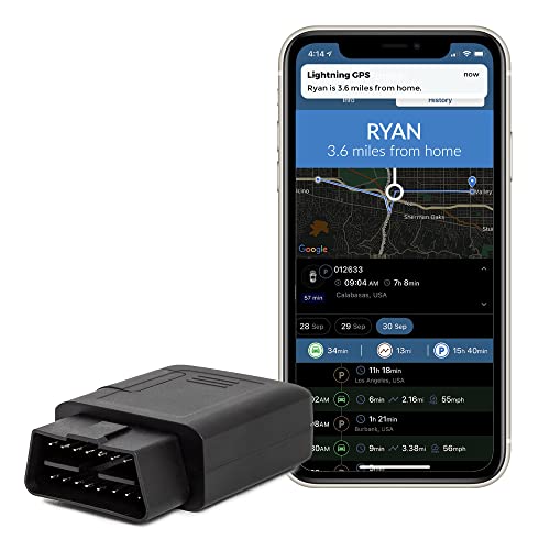 Lightning GPS OBD-II Real Time GPS Tracker for Vehicles. Car GPS Tracker Device. GPS Tracker Automotive Tracking Device for Cars. Hidden GPS Tracking Device. Car Tracker Device. Subscription Required.