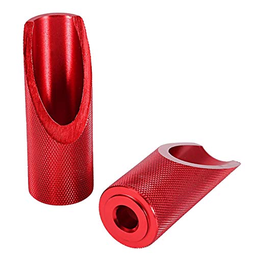for Honda ruckus pegs 2pcs Motorcycle Aluminum Alloy Foot Pegs Footboard Accessories Fit for Honda(Red) Foot Peg Footrest Motorcycle Footboard Rider Foot Peg Motorcycle Floor Peg Highway Pegs Motorcy