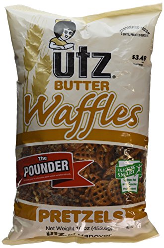 Utz Butter Waffles Pretzels, 16 Ounce