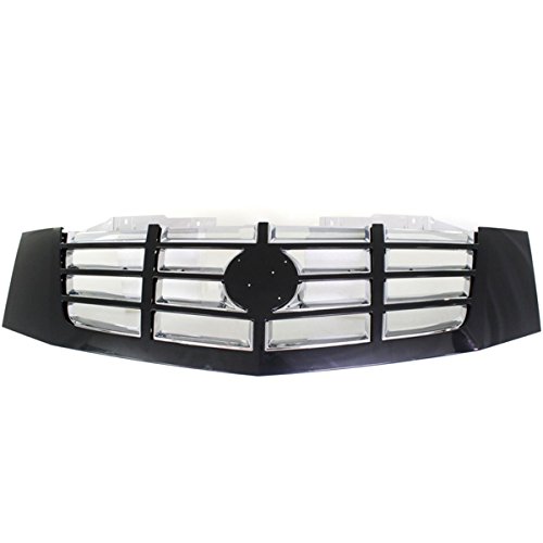 Koolzap Compatible with 07-14 Escalade ESV & EXT Front Grill Grille Assembly Black Shell w/Chrome Insert