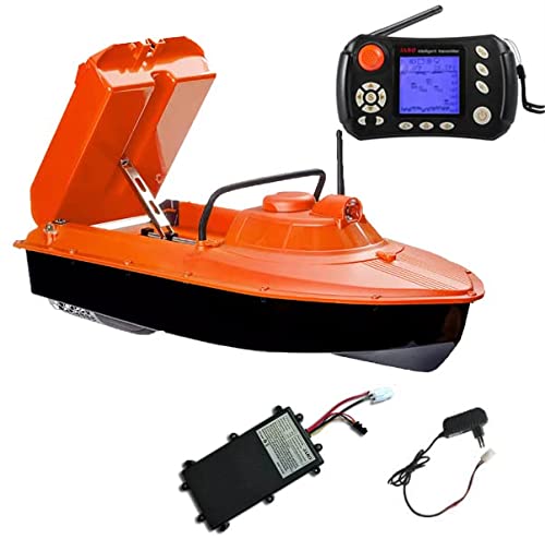 CRESEAPRODUCTS JABO Fish Finder RC Bait Boat for Carp Fishing with GPS Remote Control Rechargeable Remote Control, 500M Range, 2.5KG Load, Auto Pilot and Auto Return