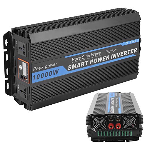 Terisass Car Power Converter Inverter Transformer Pure Sine Wave Voltage Inverter 12V to 220V?240V 10000W