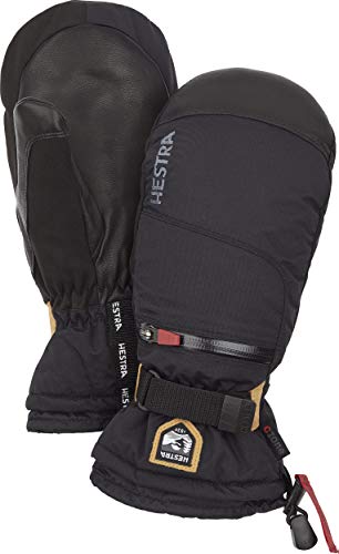 Hestra All Mountain CZone Mitten - Waterproof, Versatile Mitt for Skiing, Snowboarding and Mountaineering - Black - 9