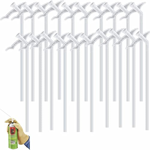 20 Pieces Spray Foam Tubes Nozzle Tips Gap Filling Foam Spray Replacement Tube Trigger and Tube Assembly