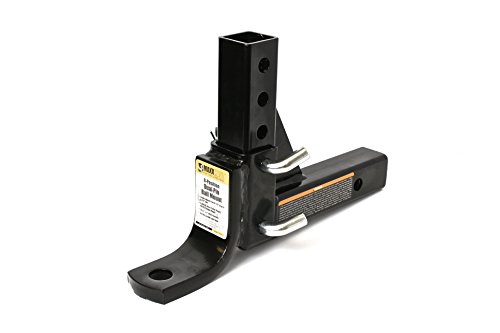 MaxxHaul 70067 Trailer Hitch - 8-Position Adjustable Ball Mount Tow Hitch - 5000 lbs. GTW Capacity , Black