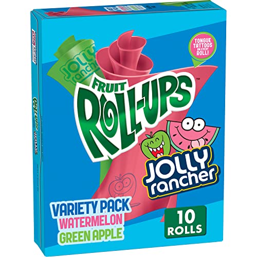 Betty Crocker Fruit Snacks, Jolly Rancher Fruit Roll-Ups, 10 ct, 5 oz
