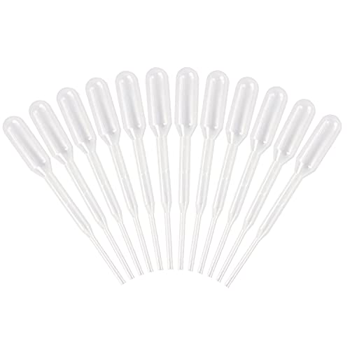 TORMEN Liquid Dropper Pasteur Pipettes for Cupcakes, Strawberry, Chocolates,Whiskey,Alcohol,Syrups,Sodas(0.2ml,12 pcs)