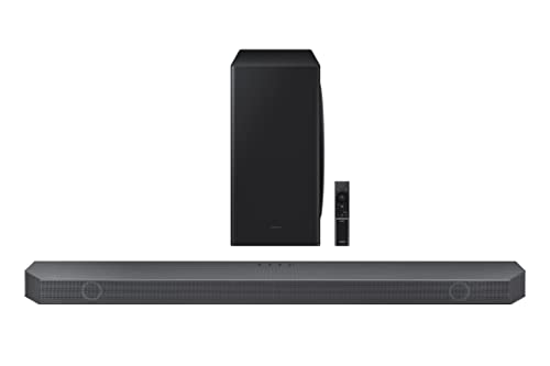 SAMSUNG HW-Q800B/ZA 5.1.2ch Soundbar w/ Wireless Dolby Atmos, DTS:X, Q Symphony, SpaceFit Sound, Built In Voice Assistant, AirPlay 2, Game Pro Mode, Tap Sound, 2022