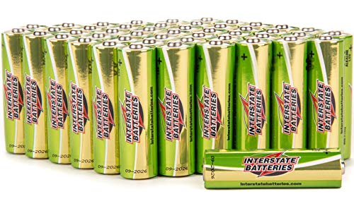 Interstate Batteries AA Alkaline Battery (48 Pack) All-Purpose 1.5V High Performance Battery - Workaholic (DRY7000)