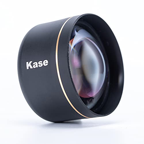 Kase 135mm Smartphone Master Telephoto Portrait Lens+Phone Wooden Case with 17mm Mount Compatible with iPhone 12 Pro,Phone Cage