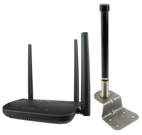 KING KS1000 Swift Range Extender and WiFiMax Router, Black