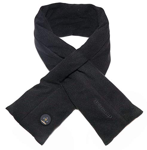 Thermrup Far Infrared Heated Scarf with 3-stage temperature setting, black