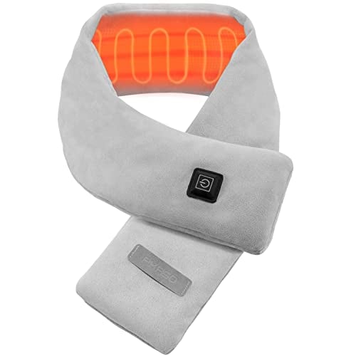 Neck Heating Pad, AKASO Heated Neck Wrap for Neck Pain Relief, Electric Heating Pad with 5000mAh Power Bank, Cordless Thermal Neck Brace with Auto Shut Off for Stiffness Relief