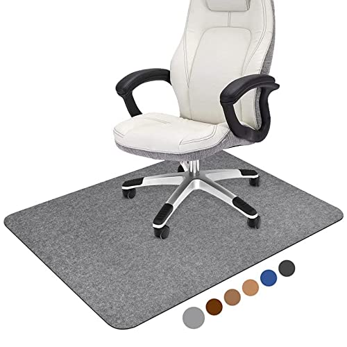 Placoot Office Chair Mat for Hardwood Floor, 55"x35" Computer Chair Mat, Desk Chair Mat, Large Anti-Slip Floor Protector for Home Office