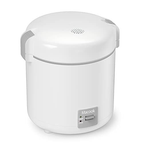 Rice Cooker Small 1-1.5 Cups Uncooked(3 Cups Cooked), Mini Rice Cooker with Removable Nonstick Pot, One Touch&Keep Warm Function, Travel Rice Cooker for Soup Grain Oatmeal Veggie, White