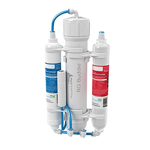 AQUATICLIFE RO Buddie 3-Stage Reverse Osmosis Water Filtration System, RO Unit 50 GPD