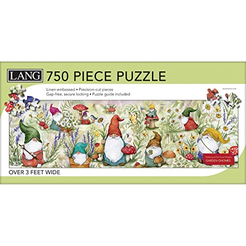 LANG Garden Gnomes Puzzle - 750 Pc Panoramic (5041024)