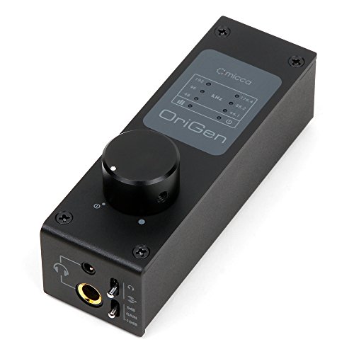 Micca OriGen G3 HiFi USB and Optical DAC Amp for Headphones and Powered Speakers, 24-Bit/192kHz, Earphone Amplifier, Preamp, Volume Control, for Desktop Computers and Laptops