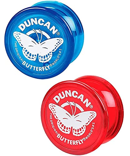 Duncan Butterfly Yo-Yo - Two pack - Red and Blue